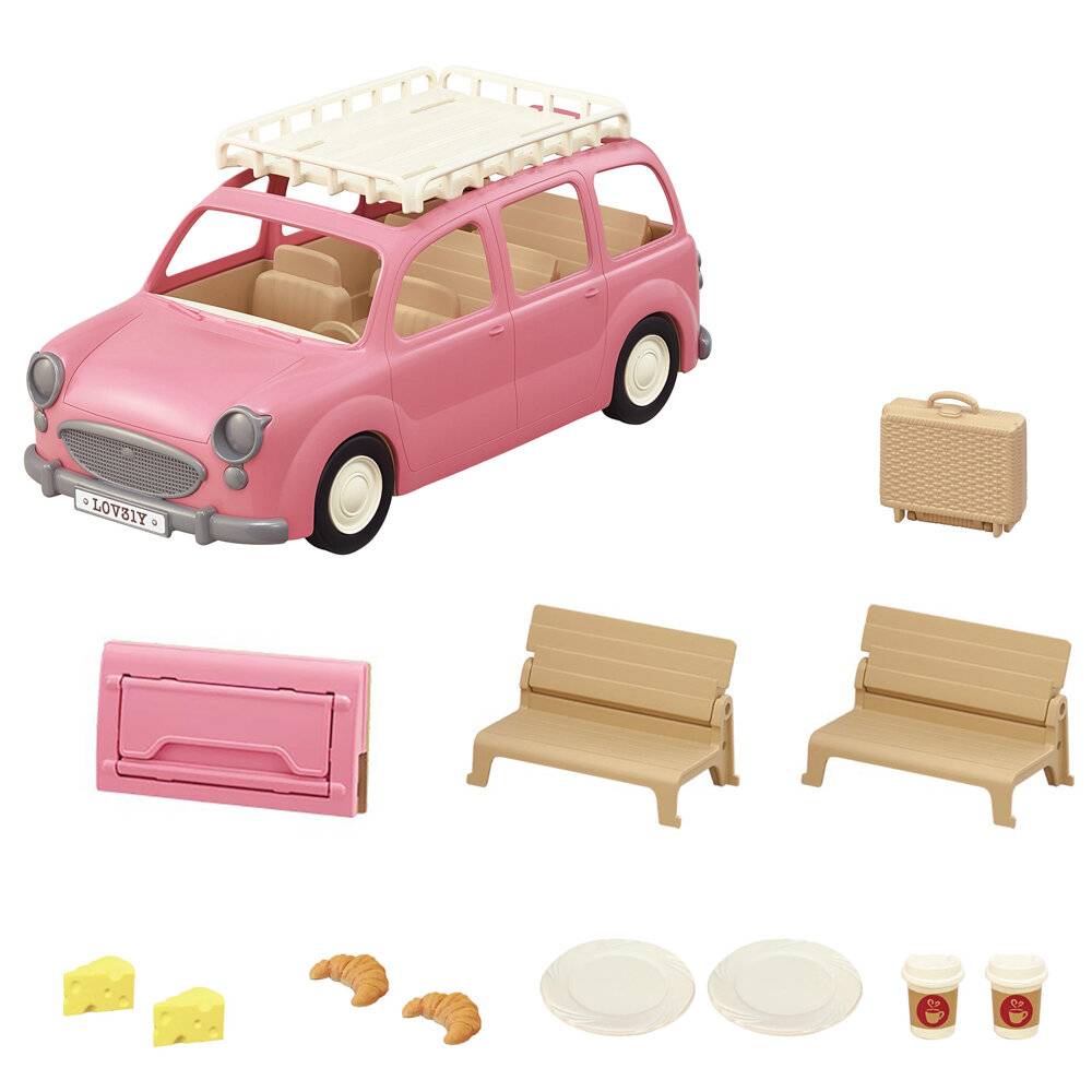 SYL Familienauto mit Picknickzubehör