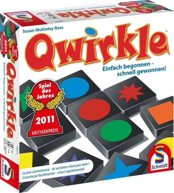Schmidt Spiele Qwirkle, Brettspiel (Spiel des Jahres 2011)