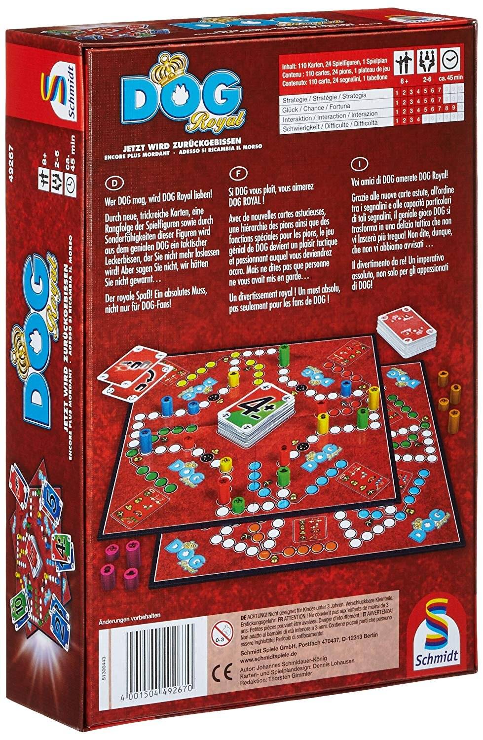 Schmidt Spiele DOG Royal, Brettspiel