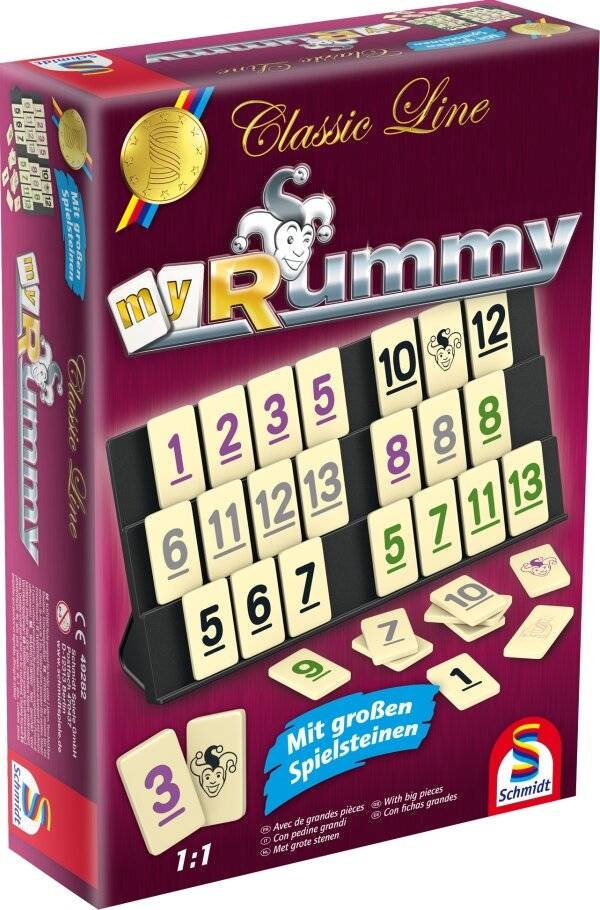 Schmidt Spiele Classic Line: MyRummy, Brettspiel