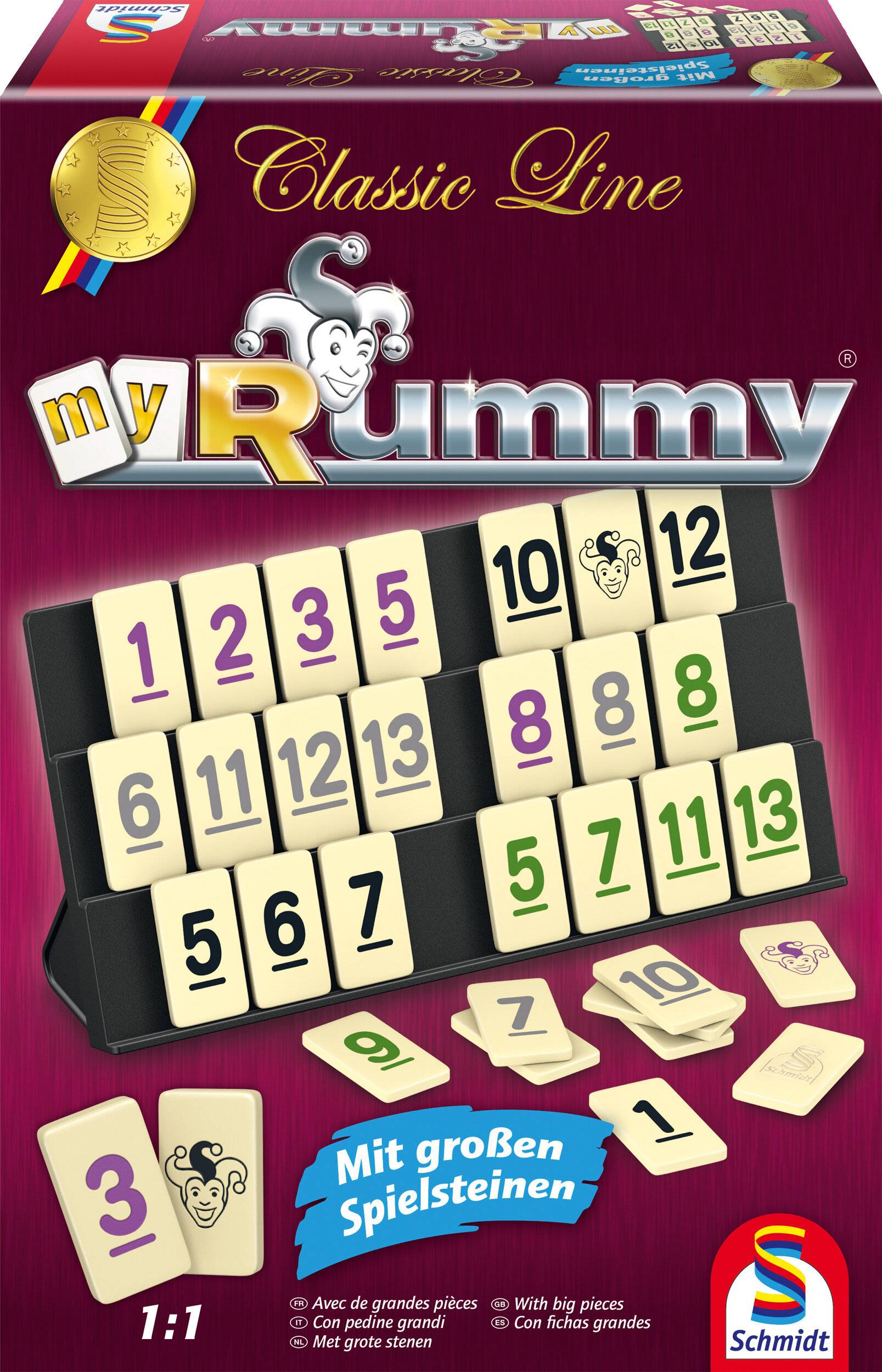 Schmidt Spiele Classic Line: MyRummy, Brettspiel