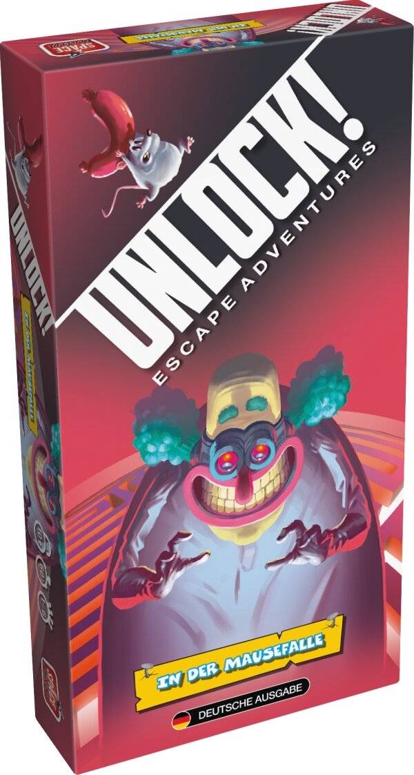 Asmodee Unlock! - In der Mausefalle, Partyspiel (Box 1B)