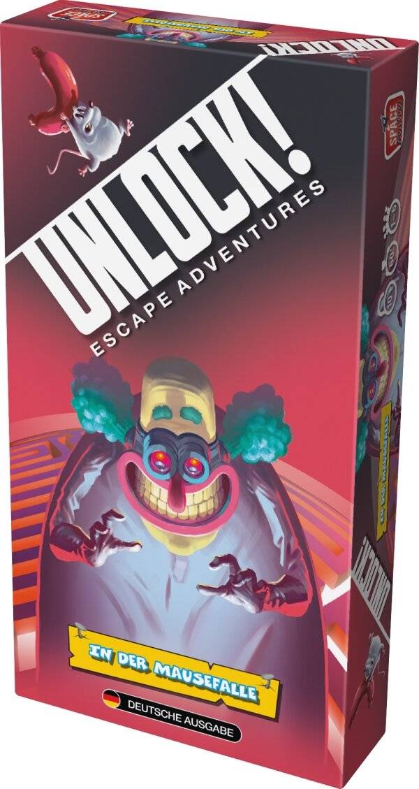 Asmodee Unlock! - In der Mausefalle, Partyspiel (Box 1B)