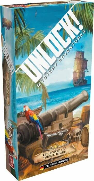 Asmodee Unlock! - Der Schatz auf Tonipal Island, Partyspiel (Box 2C)