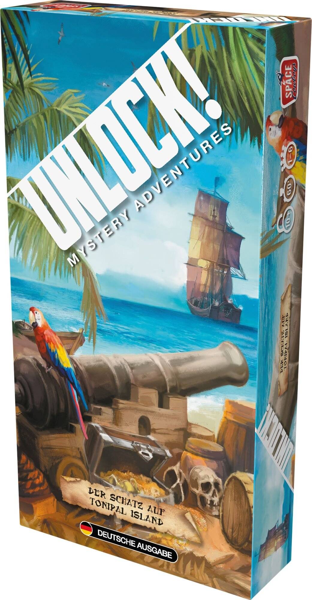 Asmodee Unlock! - Der Schatz auf Tonipal Island, Partyspiel (Box 2C)