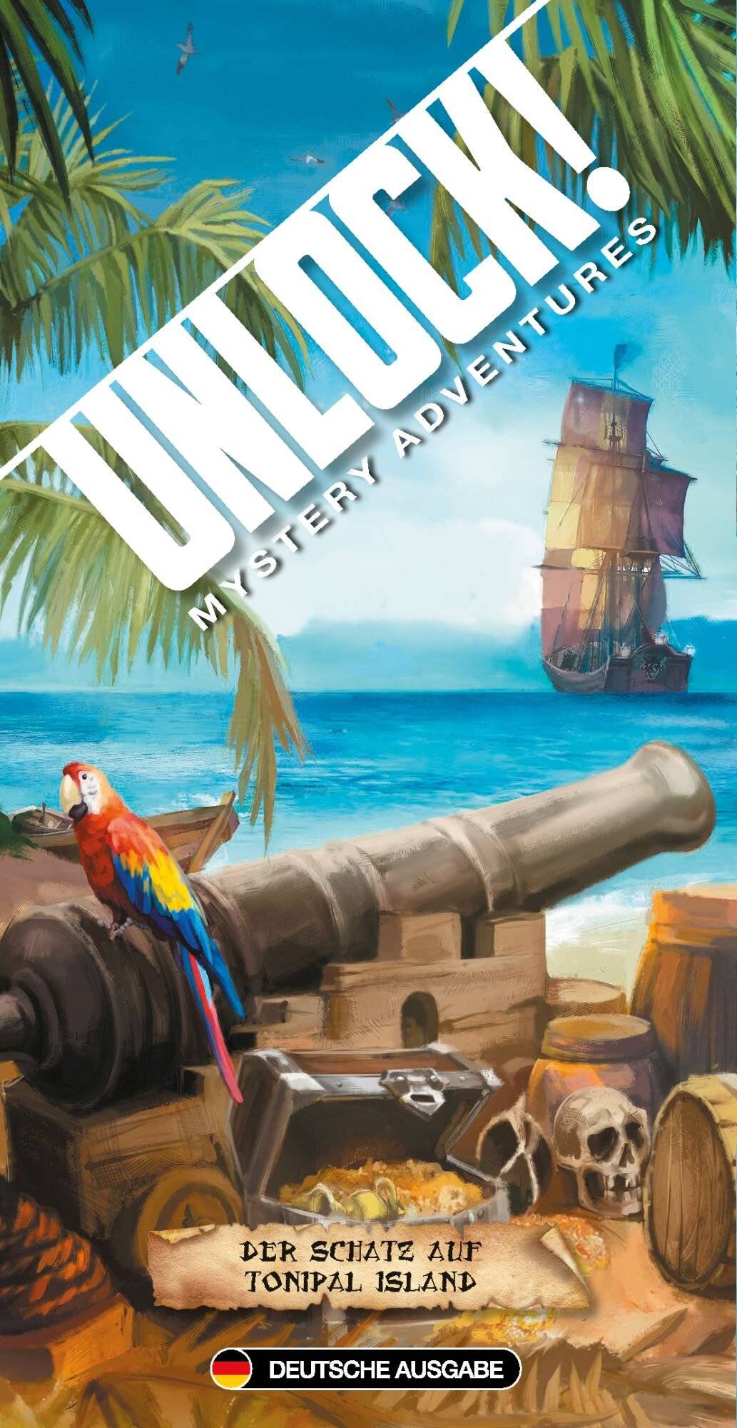 Asmodee Unlock! - Der Schatz auf Tonipal Island, Partyspiel (Box 2C)