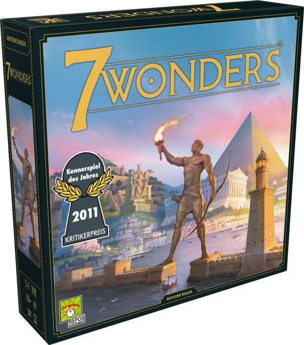 Asmodee 7 Wonders - Grundspiel - neues Design, Brettspiel