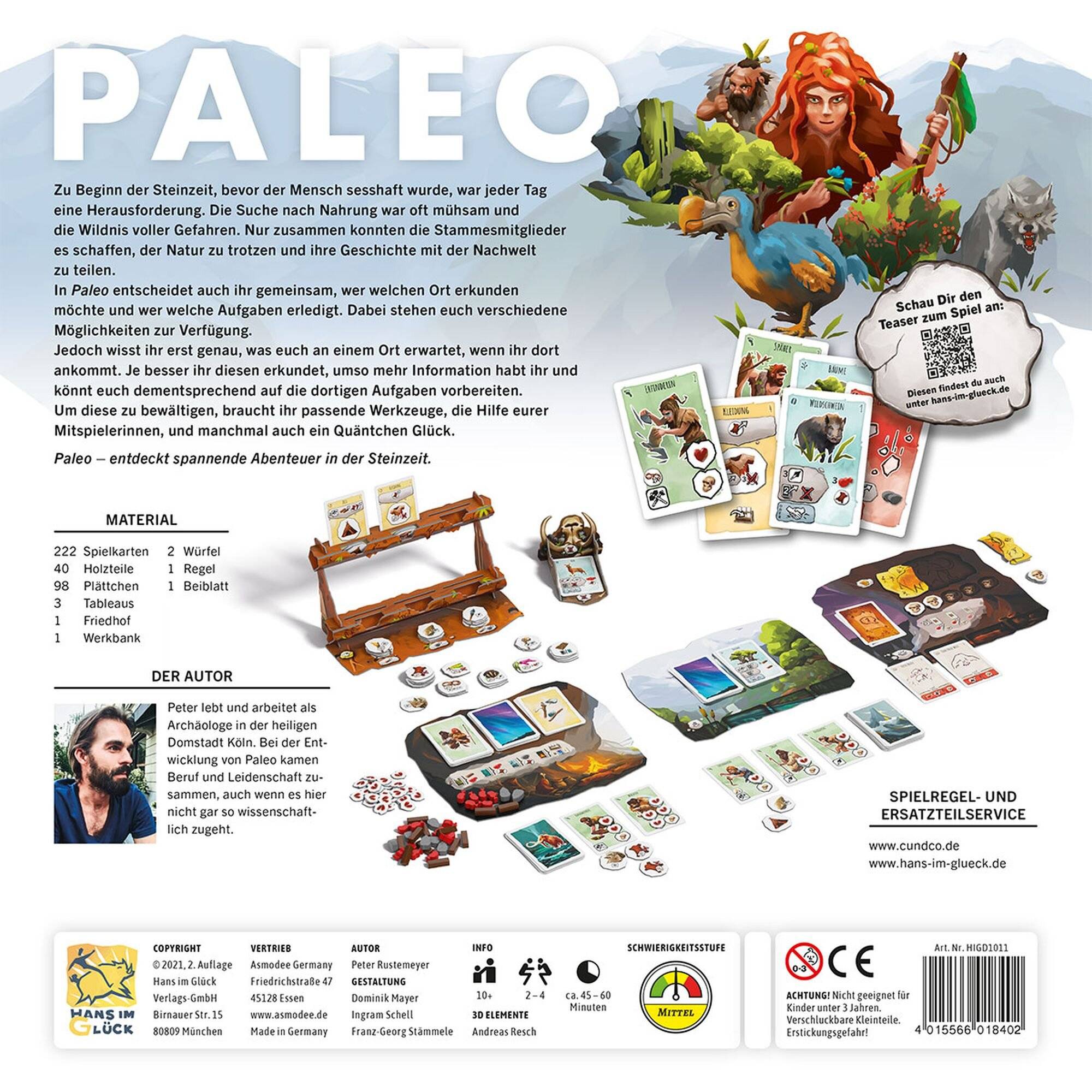 Asmodee Paleo, Brettspiel (Kennerspiel des Jahres 2021)