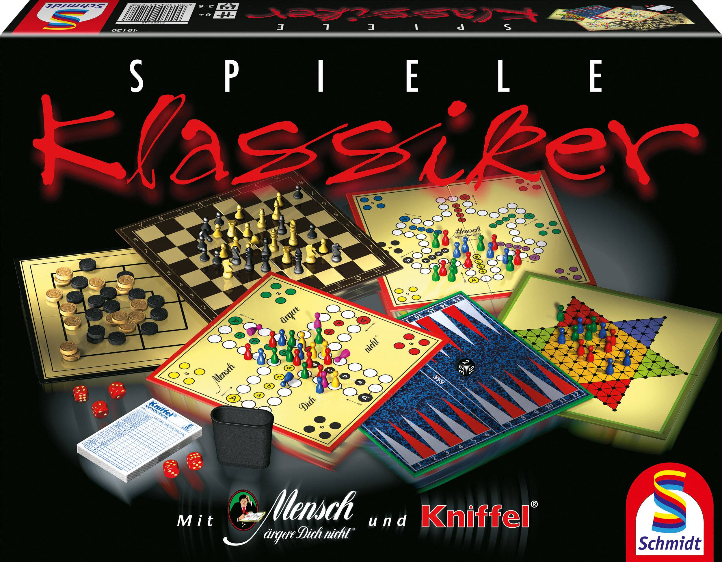 Schmidt Spiele Spielesammlung: Spiele-Klassiker, Brettspiel