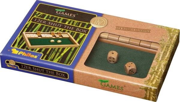 Shut the Box 12er Bambus