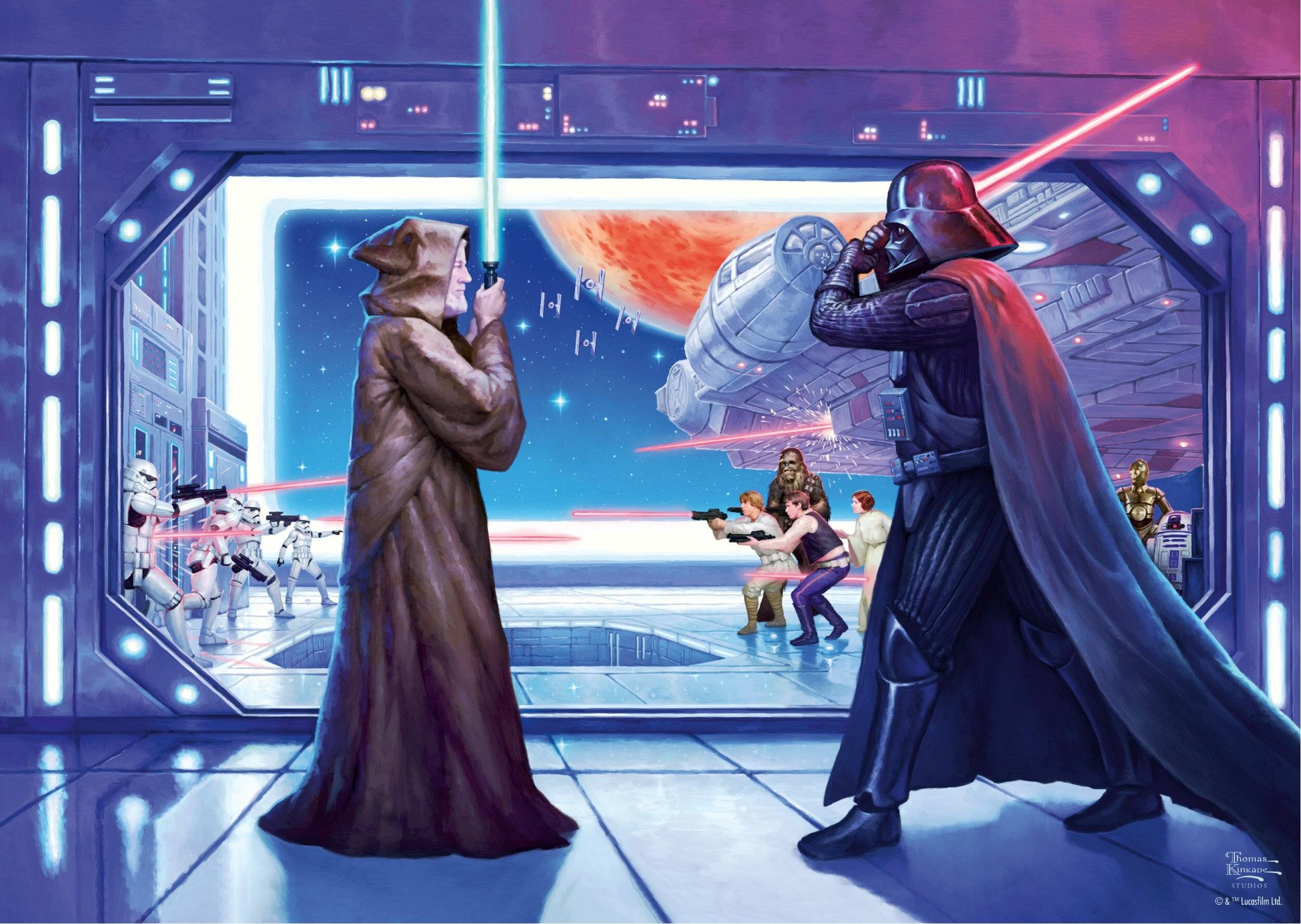 Thomas Kinkade Studios: Star Wars - Obi Wan's letzter Kampf