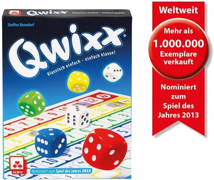 Nü rnberger Spielkarten - Qwixx