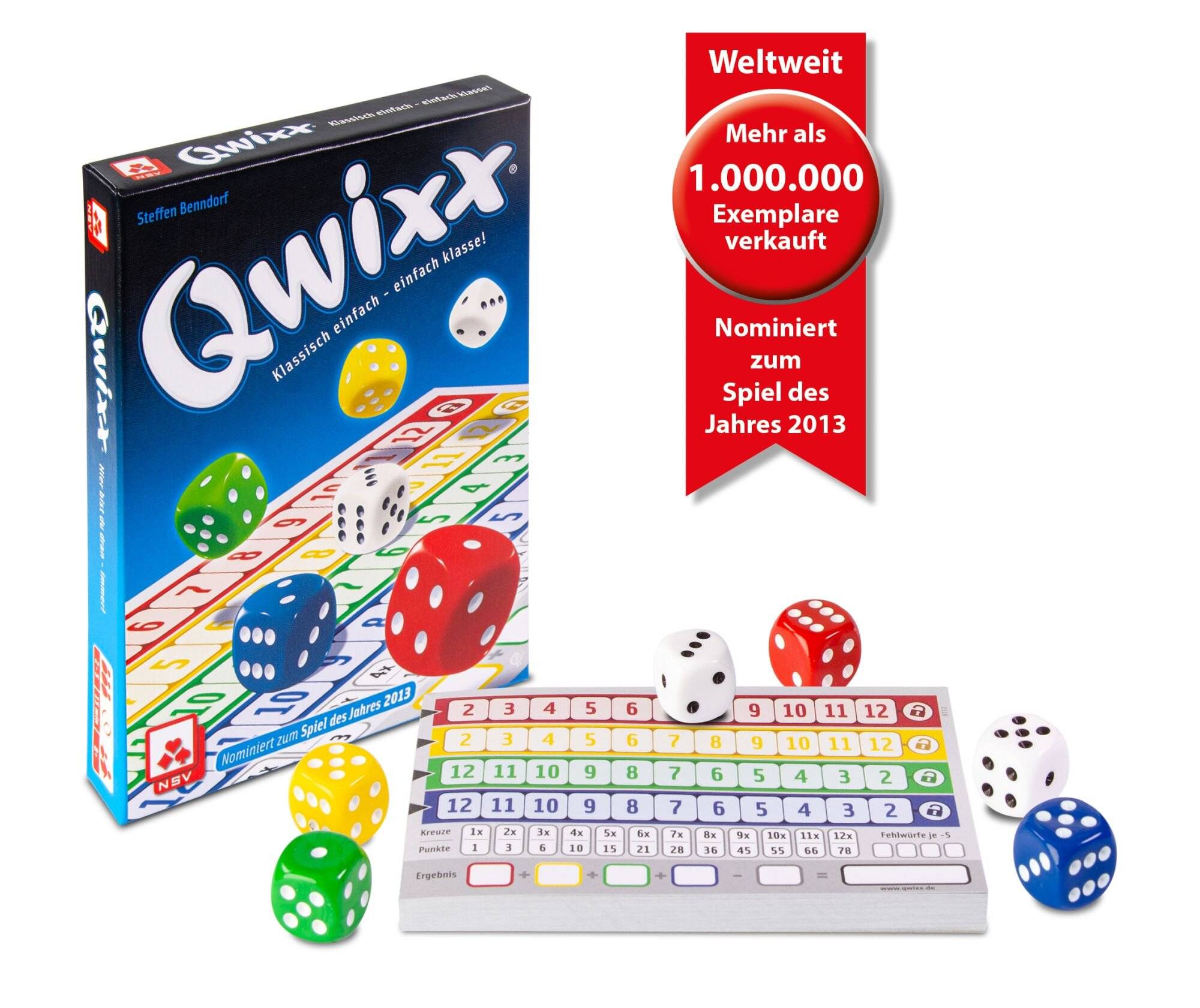 Nü rnberger Spielkarten - Qwixx