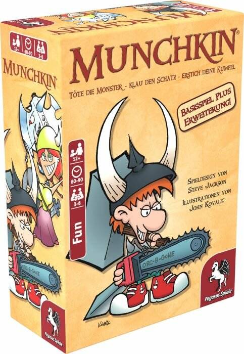 Pegasus Munchkin 1+2, Kartenspiel