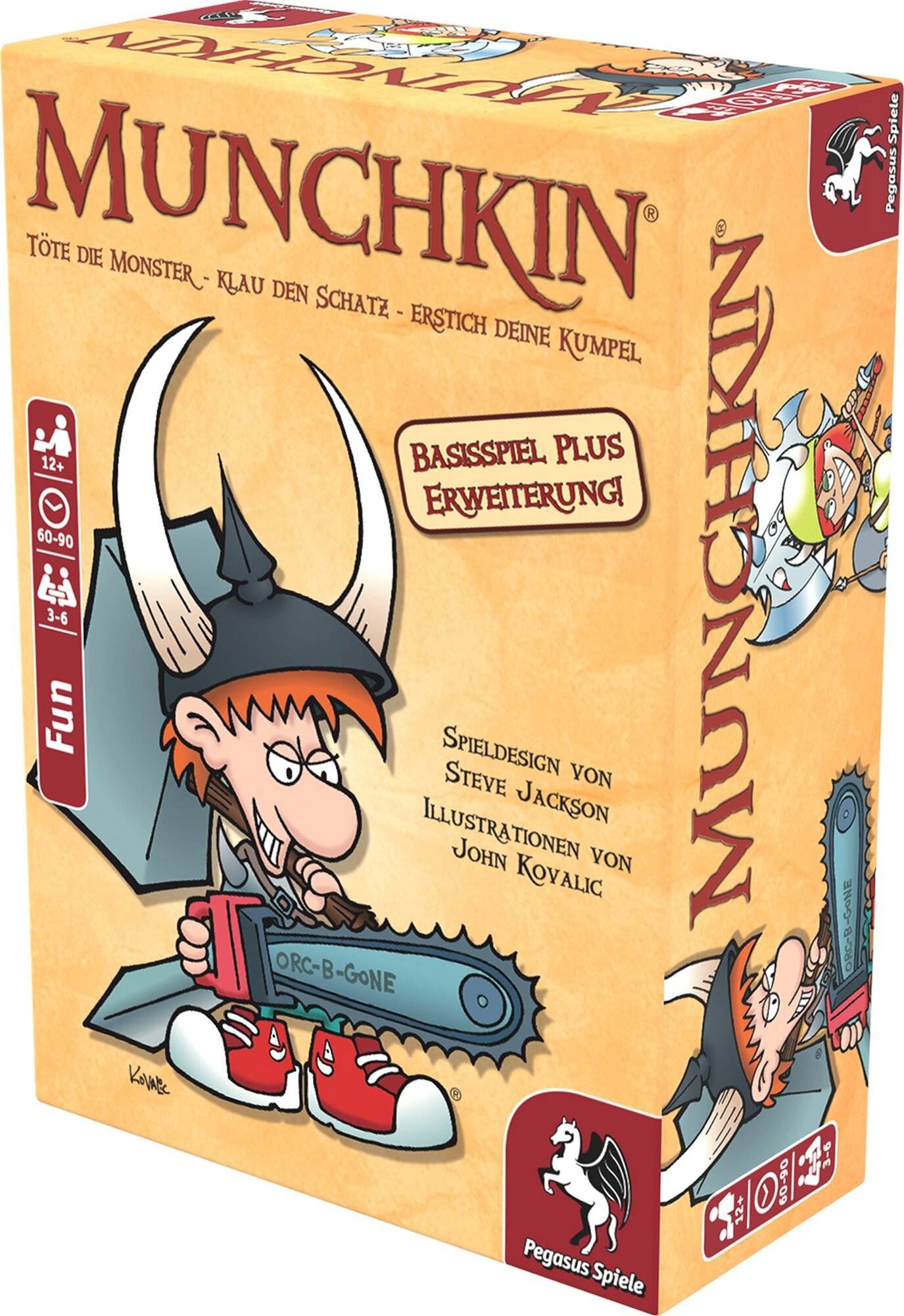 Pegasus Munchkin 1+2, Kartenspiel