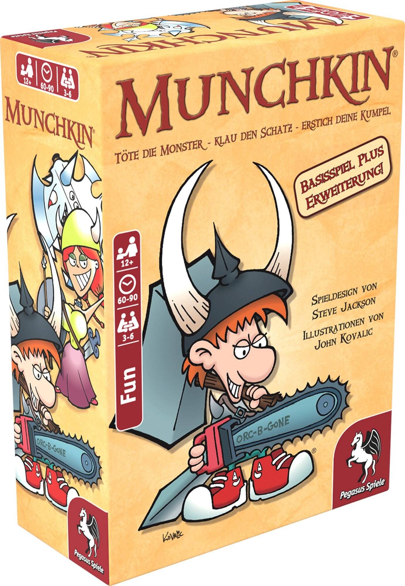 Pegasus Munchkin 1+2, Kartenspiel