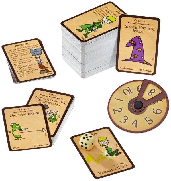 Pegasus Munchkin 1+2, Kartenspiel