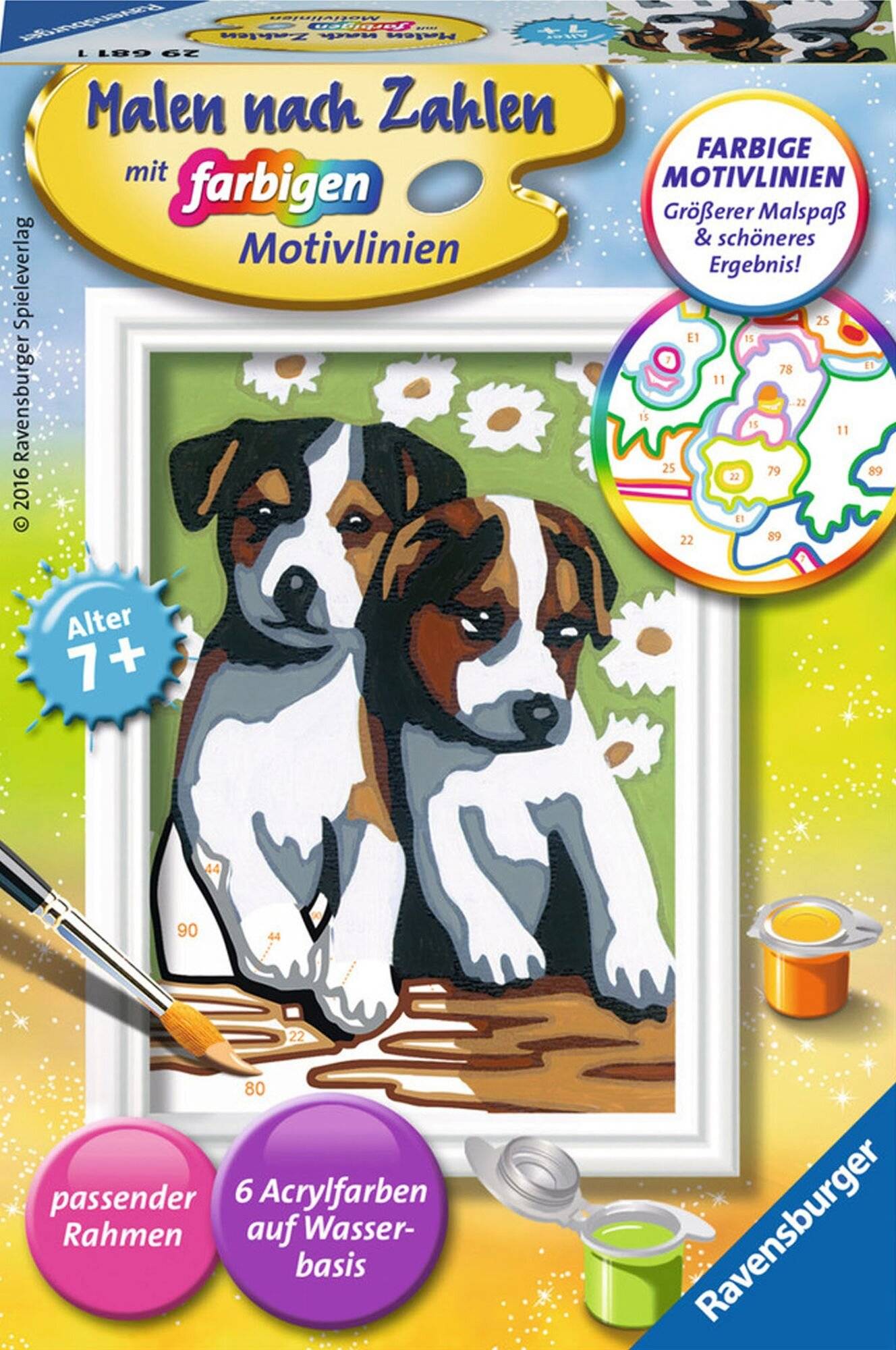 Ravensburger Ravensburger 296811 Malen nach Zahlen: Sü ß e Welpen