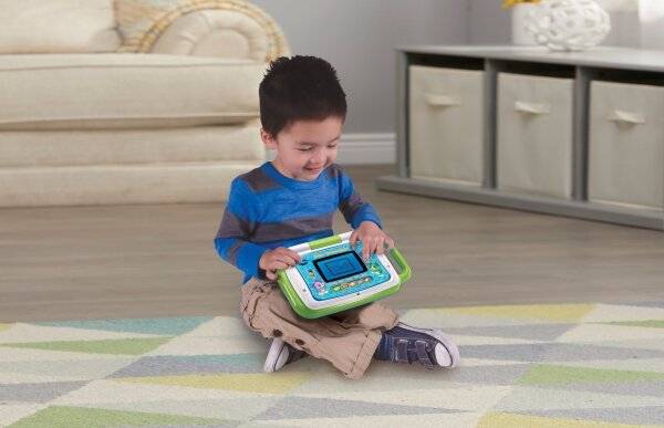 VTech 2-in-1 Touch-Laptop, Lerncomputer (grÃ ¼ n/blau)