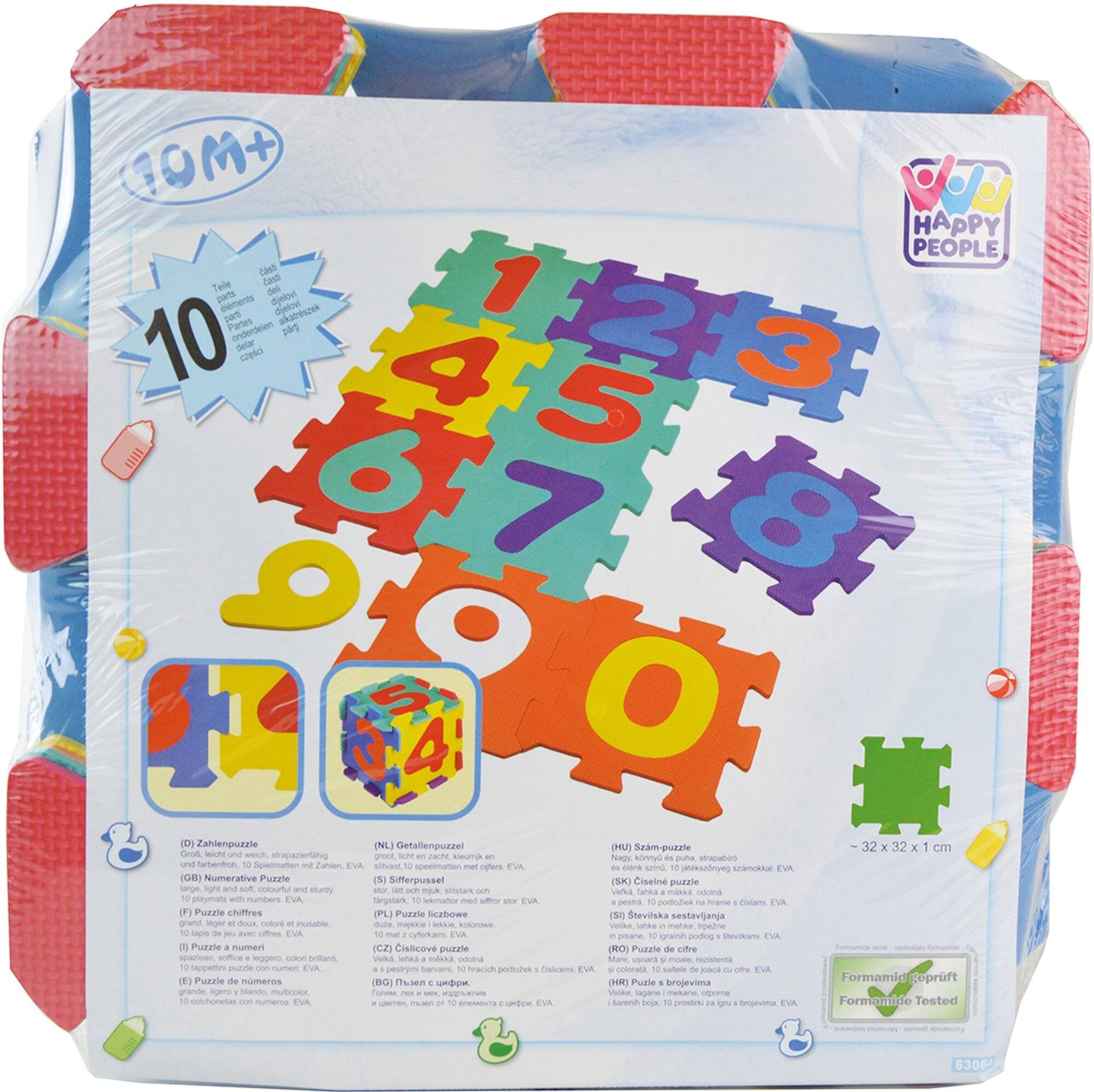 Puzzlematte Zahlen