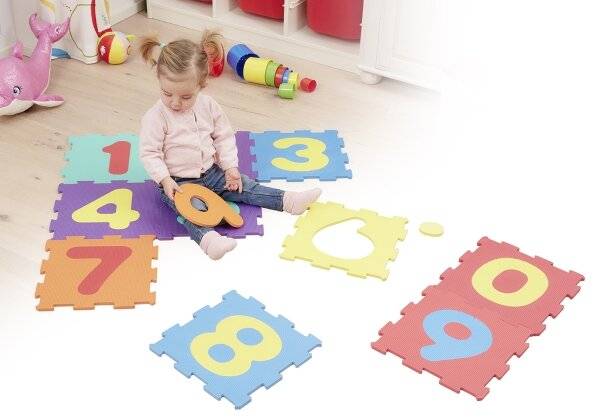 Puzzlematte Zahlen
