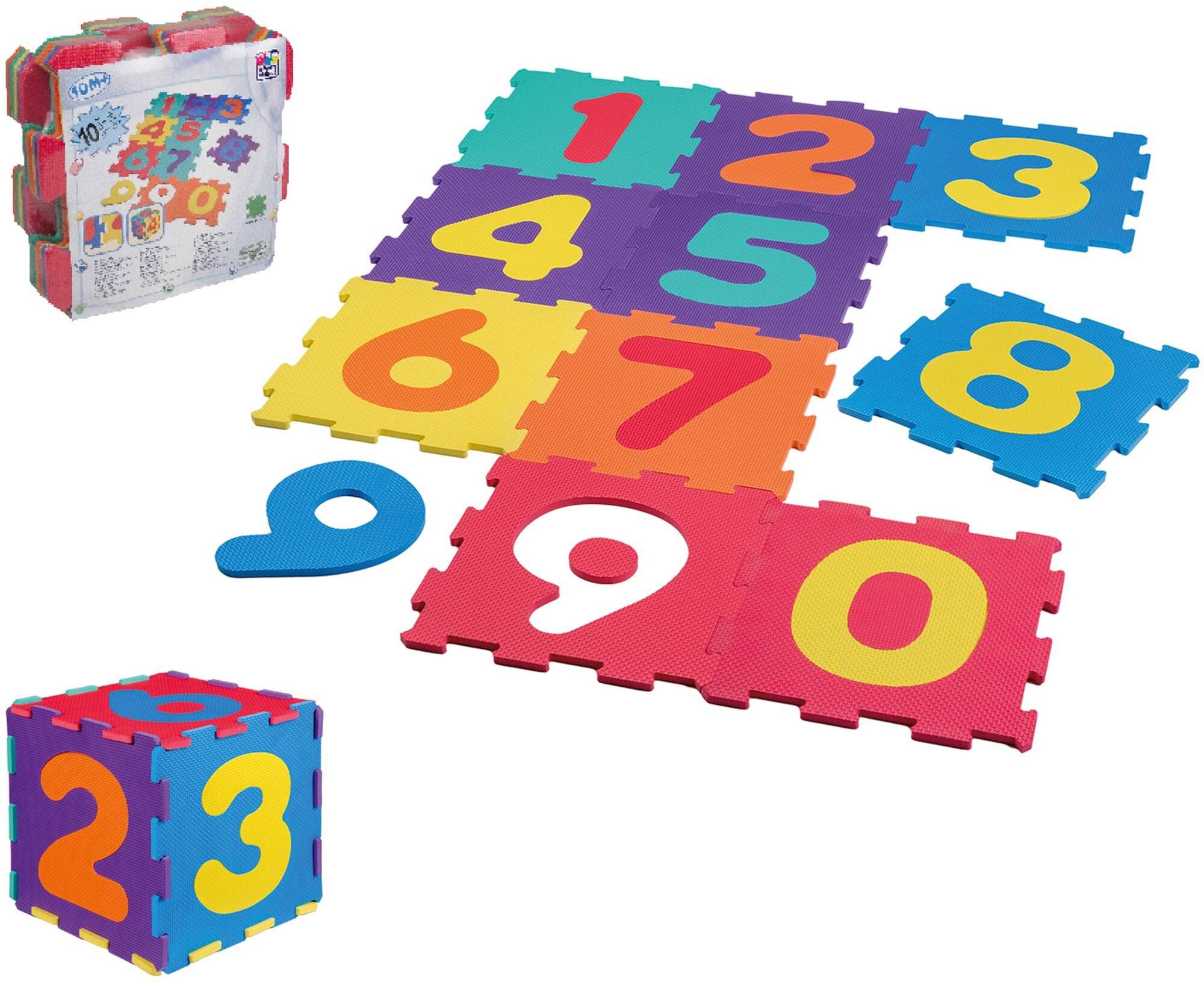 Puzzlematte Zahlen