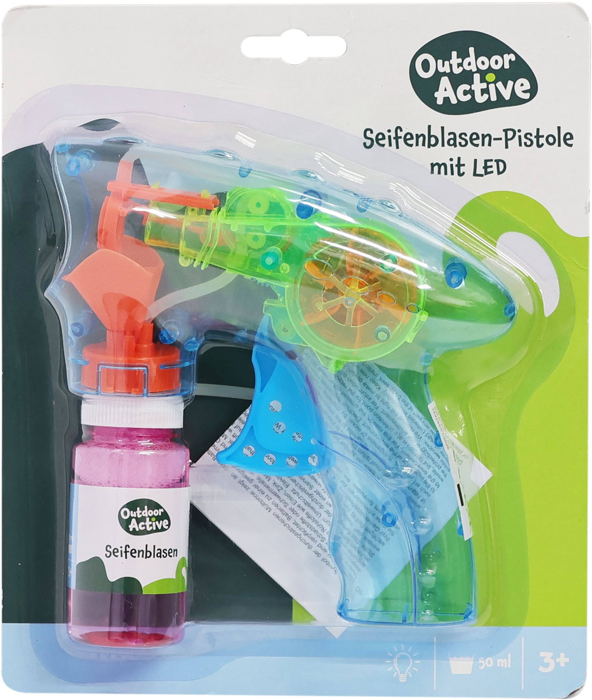 OA Seifenblasen-Pistole LED, 59ml
