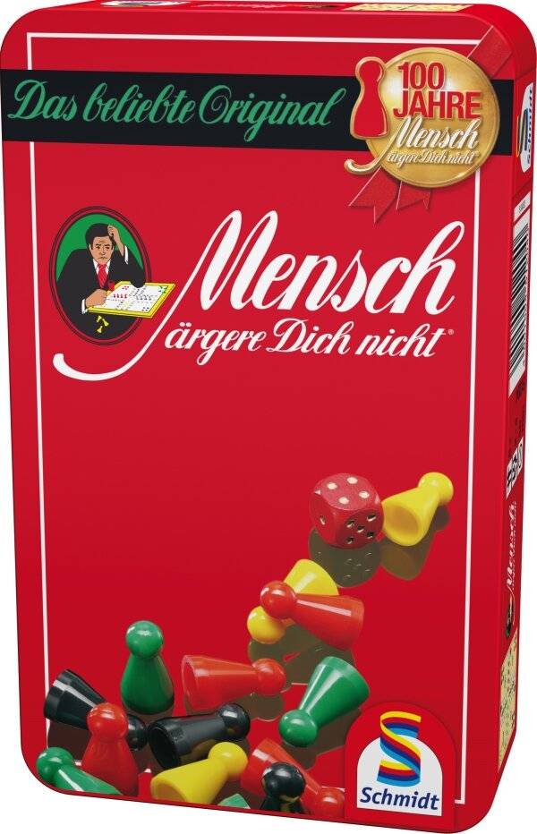 Schmidt Spiele Schmidt Spiele Mensch ä rgere Dich nicht Mitbringspiel in der Metalldose