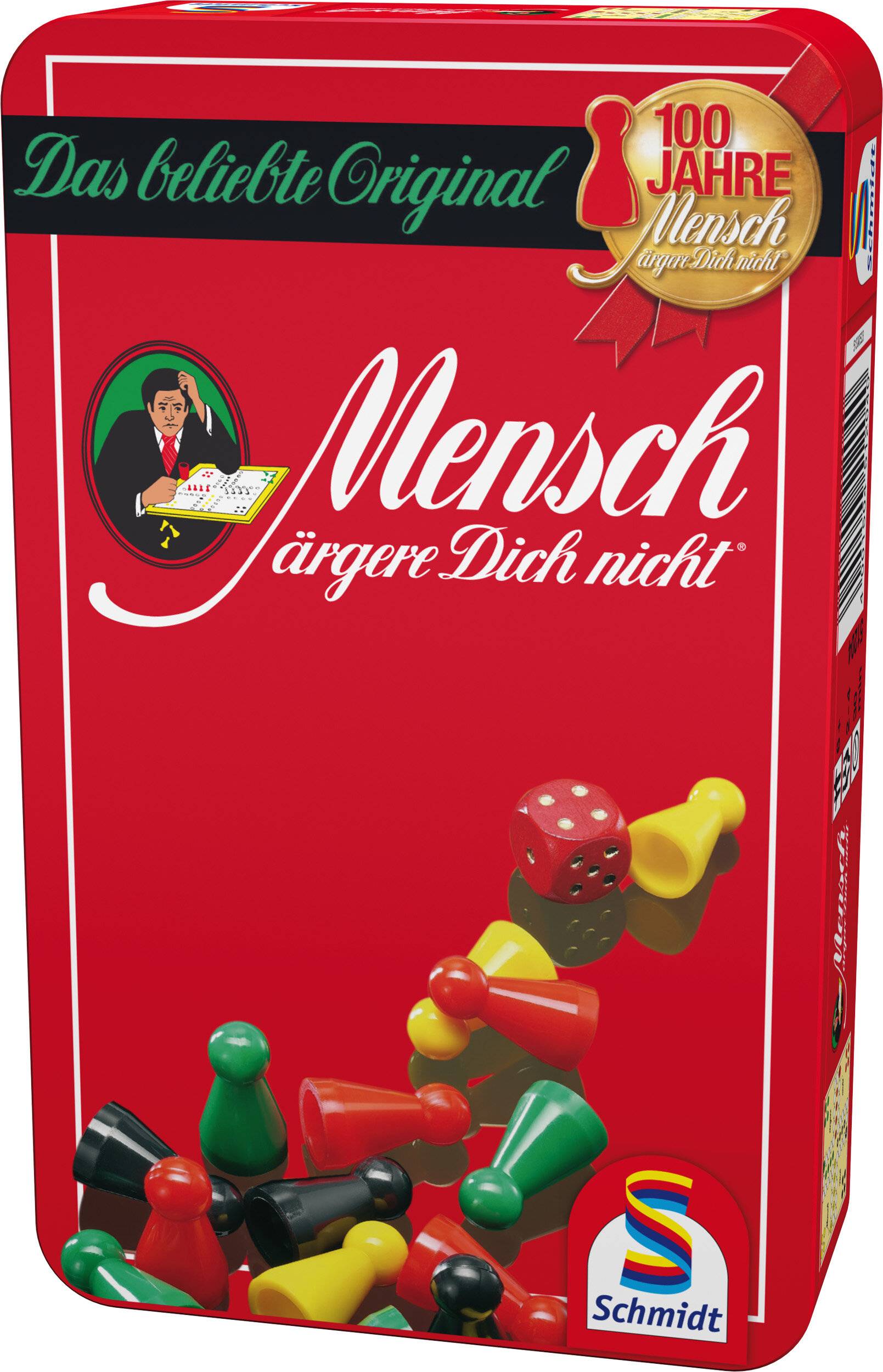 Schmidt Spiele Schmidt Spiele Mensch ä rgere Dich nicht Mitbringspiel in der Metalldose