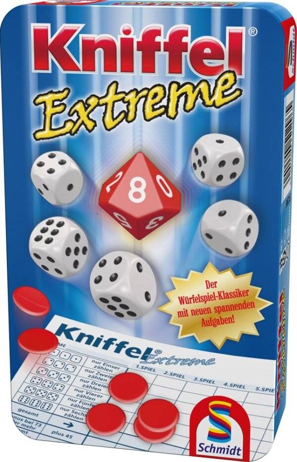 Schmidt Spiele Schmidt Spiele Kniffel® Extreme Mitbringspiel in der Metalldose