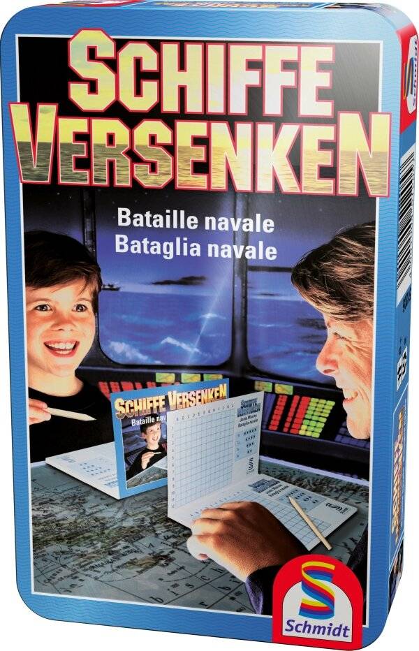 Schmidt Spiele Schmidt Spiele Schiffe versenken Mitbringspiel in der Metalldose