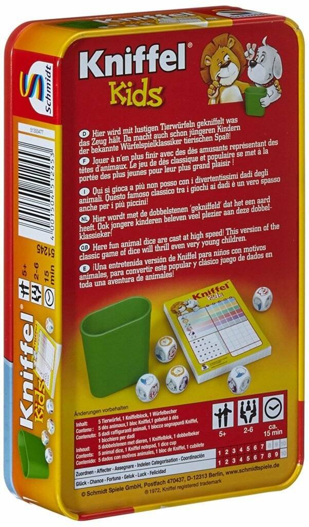 Schmidt Spiele Kniffel Kids Würfelspiel