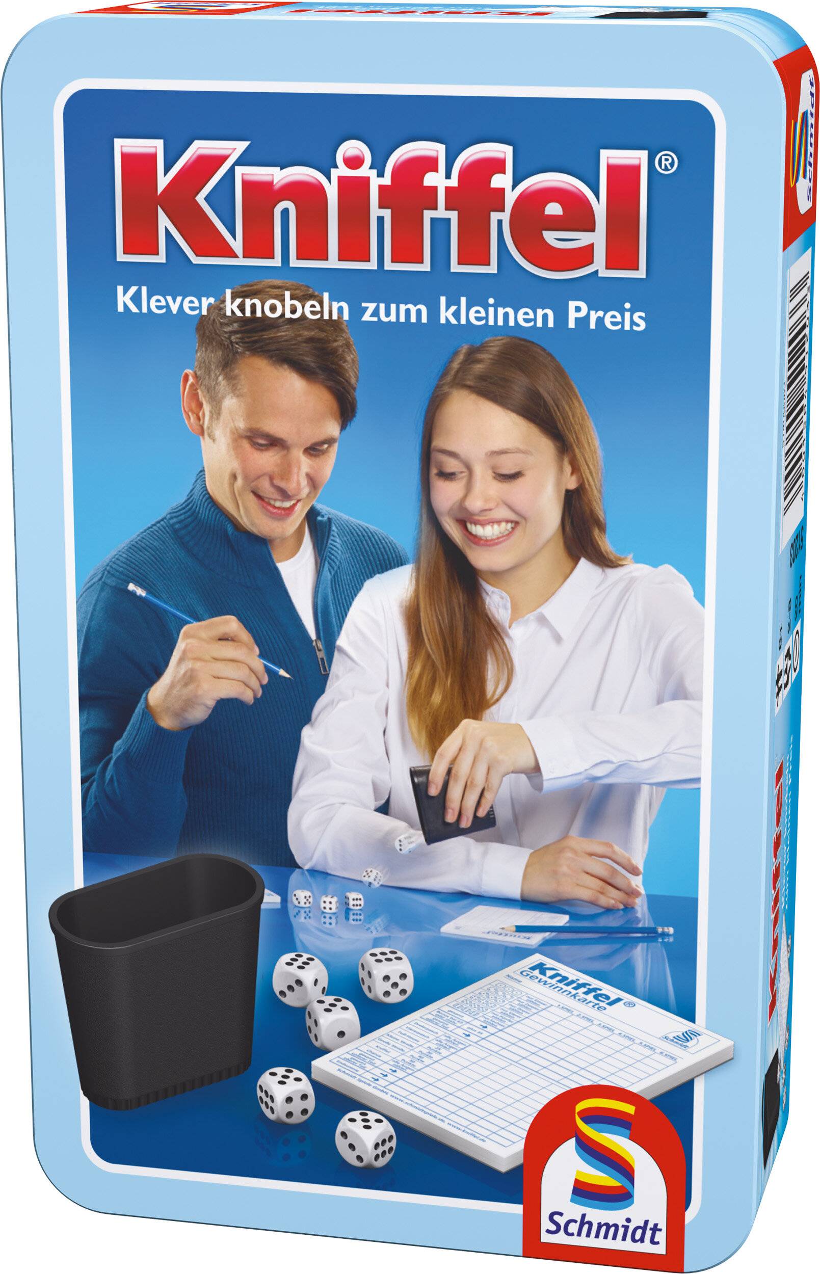 Schmidt Spiele Schmidt Spiele Kniffel Mitbringspiel in der Metalldose
