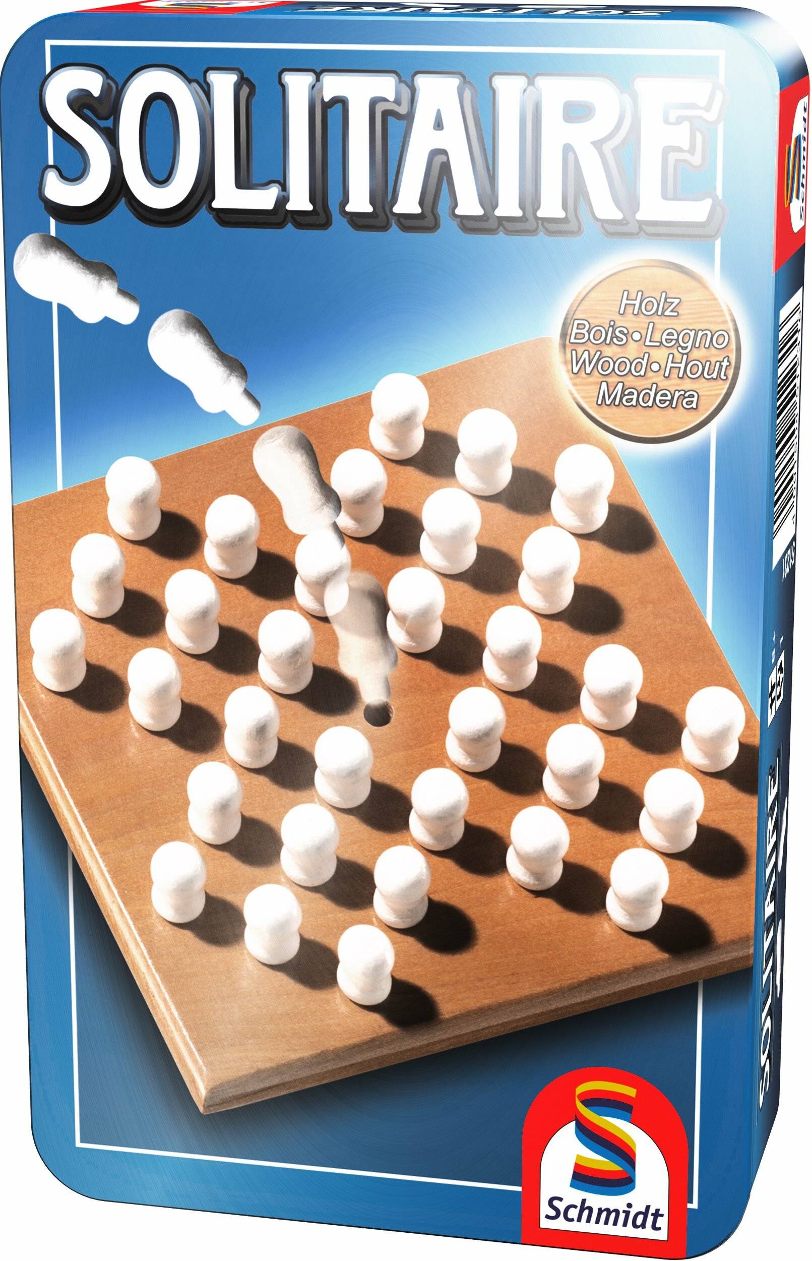 Schmidt Spiele Schmidt Spiele Solitaire Mitbringspiel in der Metalldose