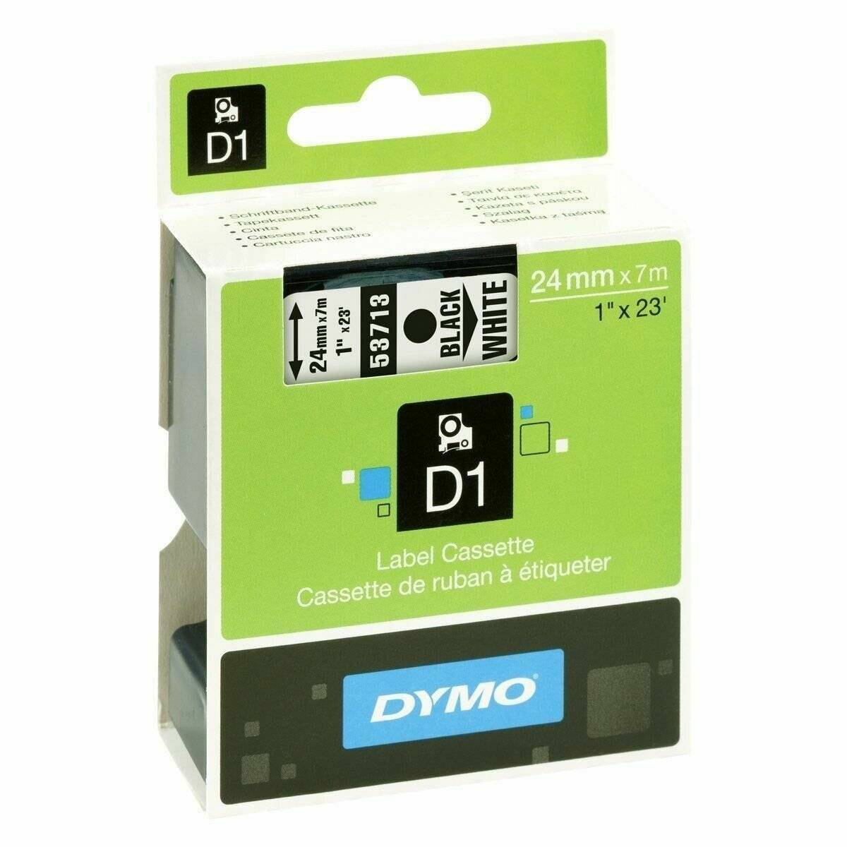 Dymo Dymo Schriftband 53713 White Black (S0720930)
