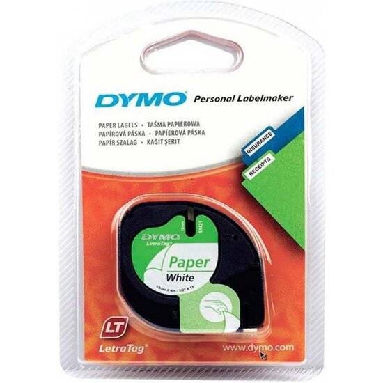 Dymo Dymo Schriftband 91200 White (S0721510)