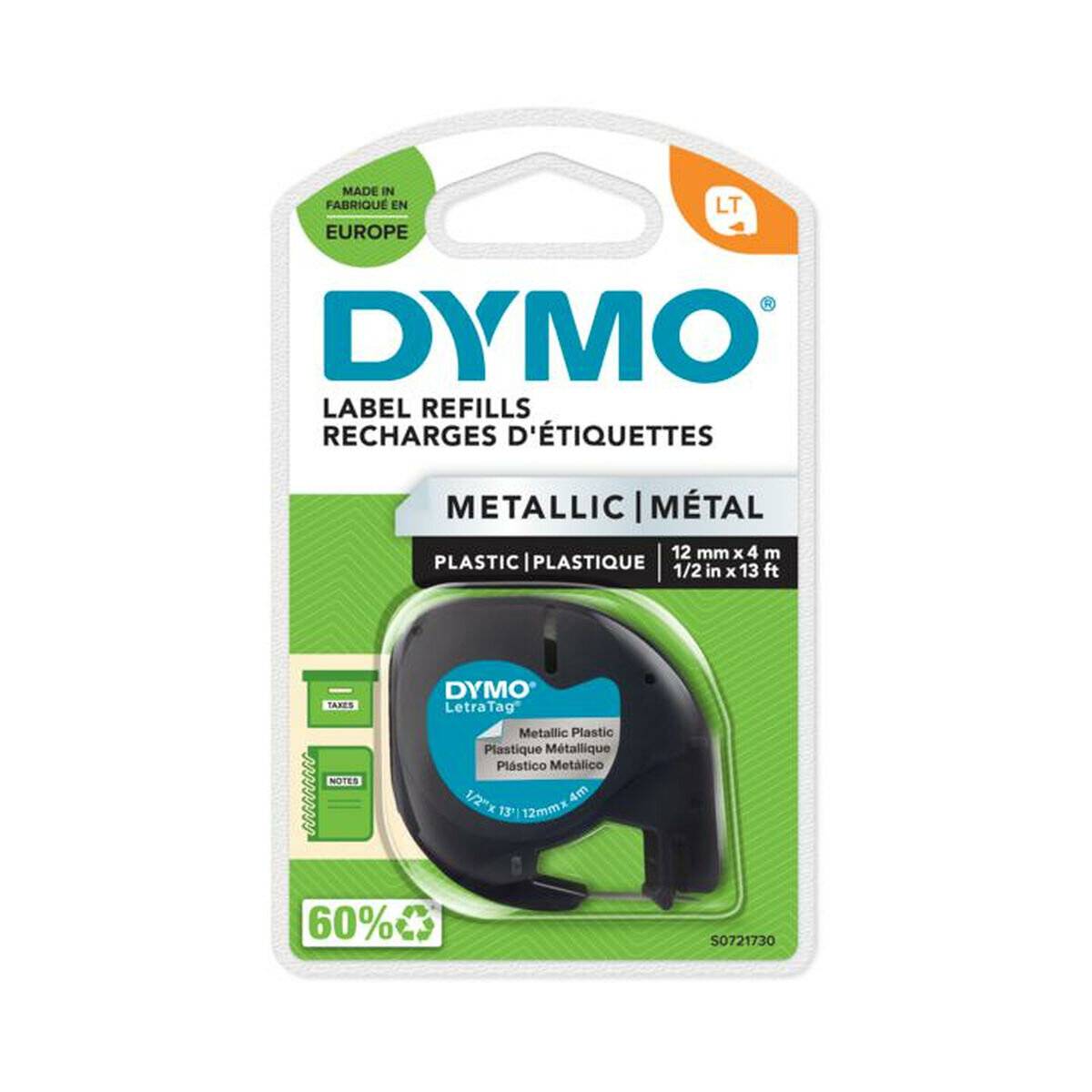 Dymo Dymo Schriftband 91228 Silver (S0721730)