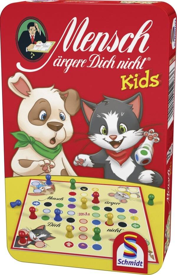Schmidt Spiele Schmidt Spiele Mensch ä rgere dich nicht Kids Mitbrinspiel in der Metalldose
