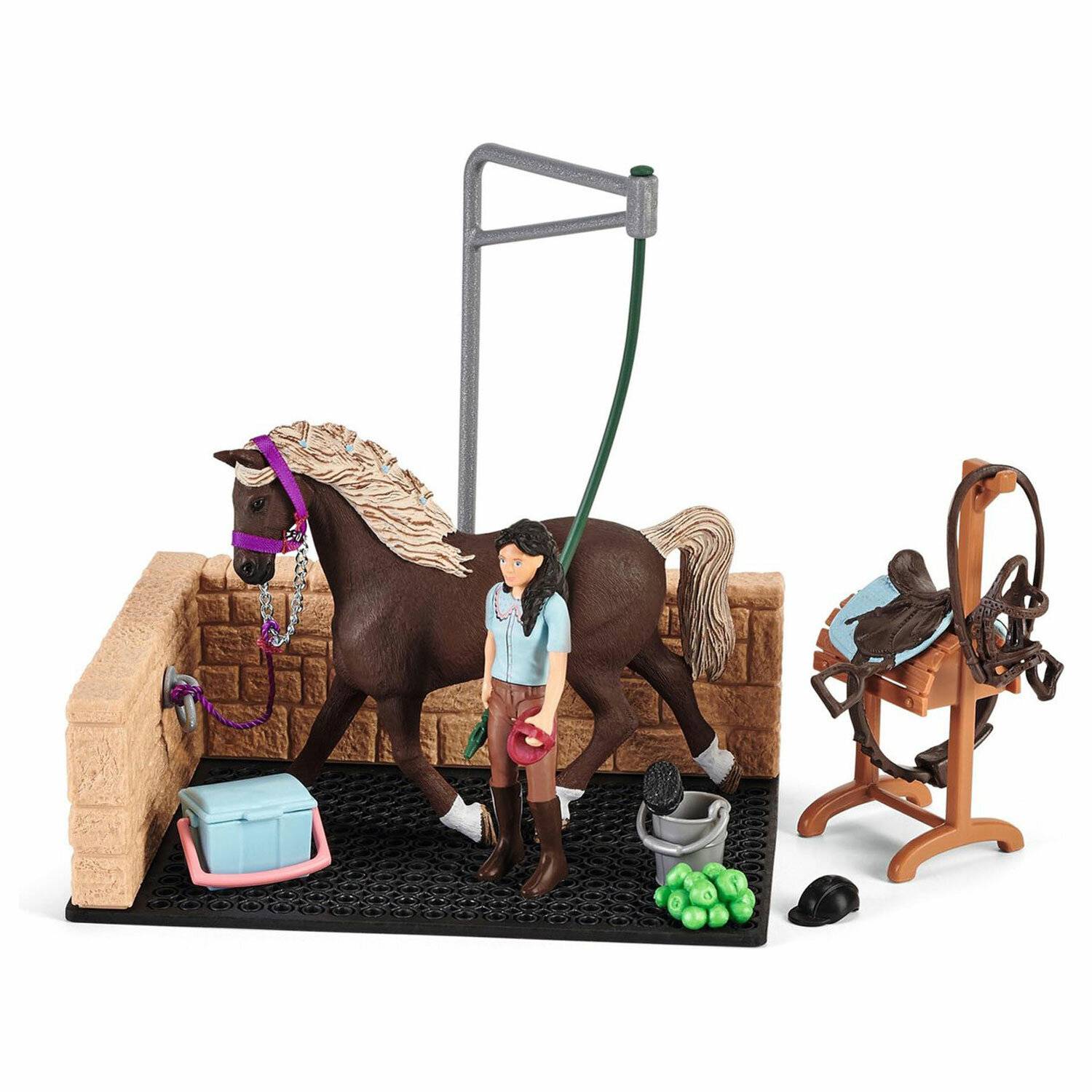 Schleich Waschplatz mit Horse Club Emily & Luna (42438)