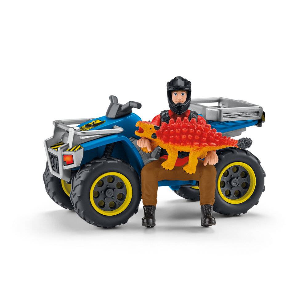 Schleich Flucht auf Quad vor Velociraptor (41466)