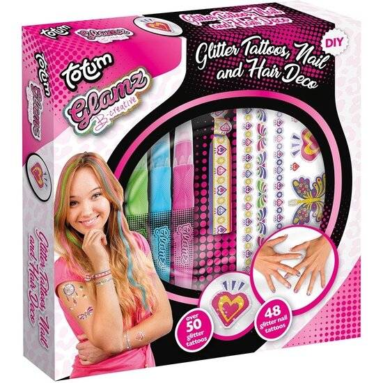 Glamz Tattoo-, Haar- u. Nagelset
