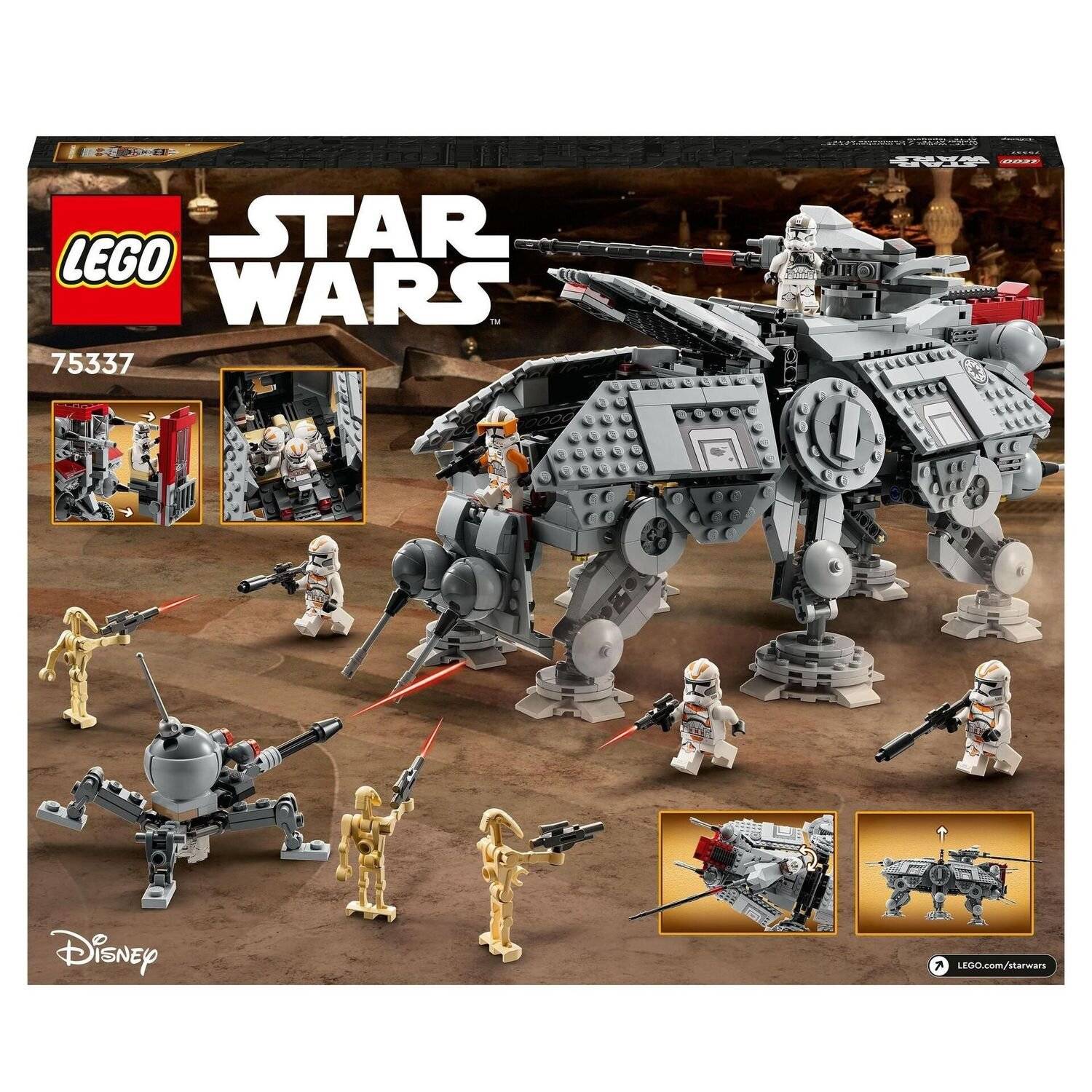 LEGO 75337 Star Wars AT-TE Walker - Die Rache der Sith-Set