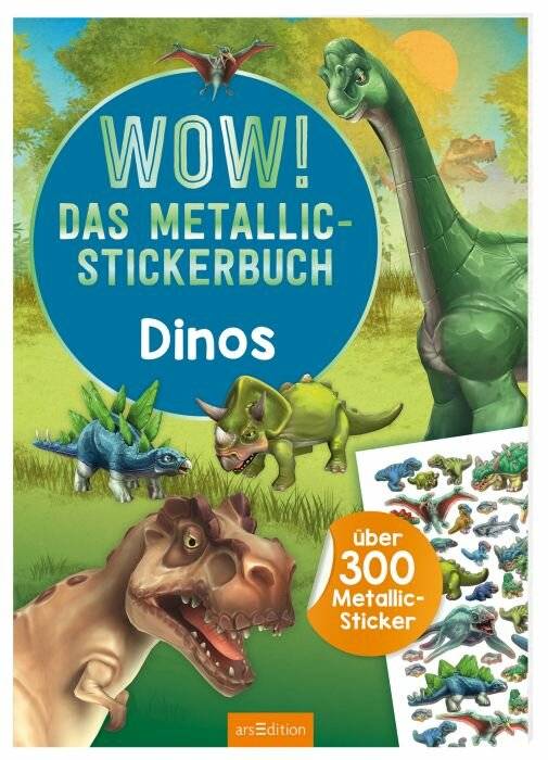 Wow! Das Metallic-Stickerbuch - Dino