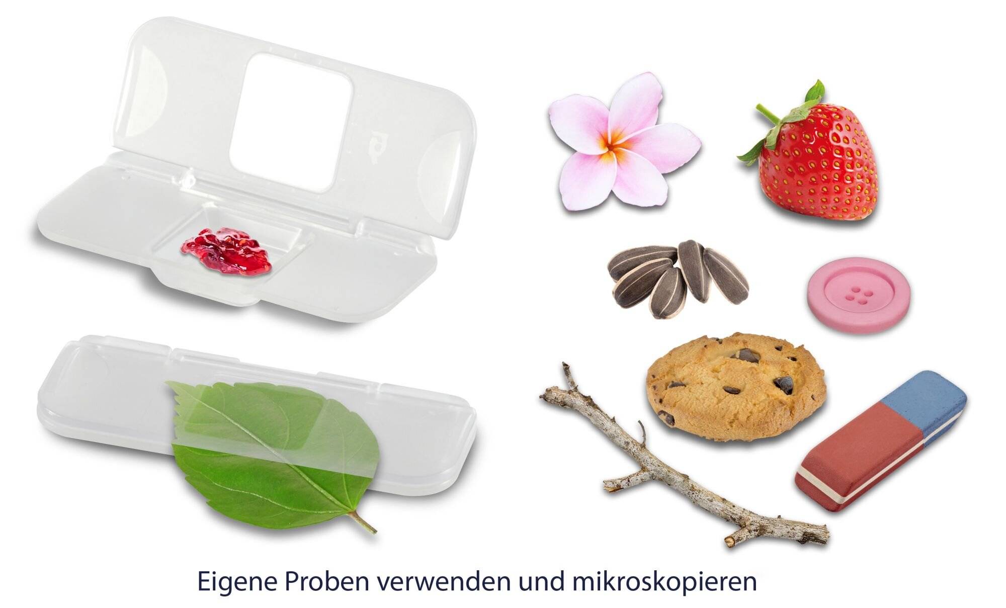 VTech Interaktives Video-Mikroskop, Experimentierkasten