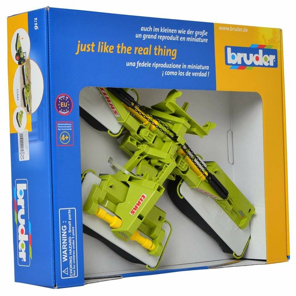 bruder Claas Disco 8550 C Plus Dreifach-MÃ ¤ hwerk, Spielfahrzeug