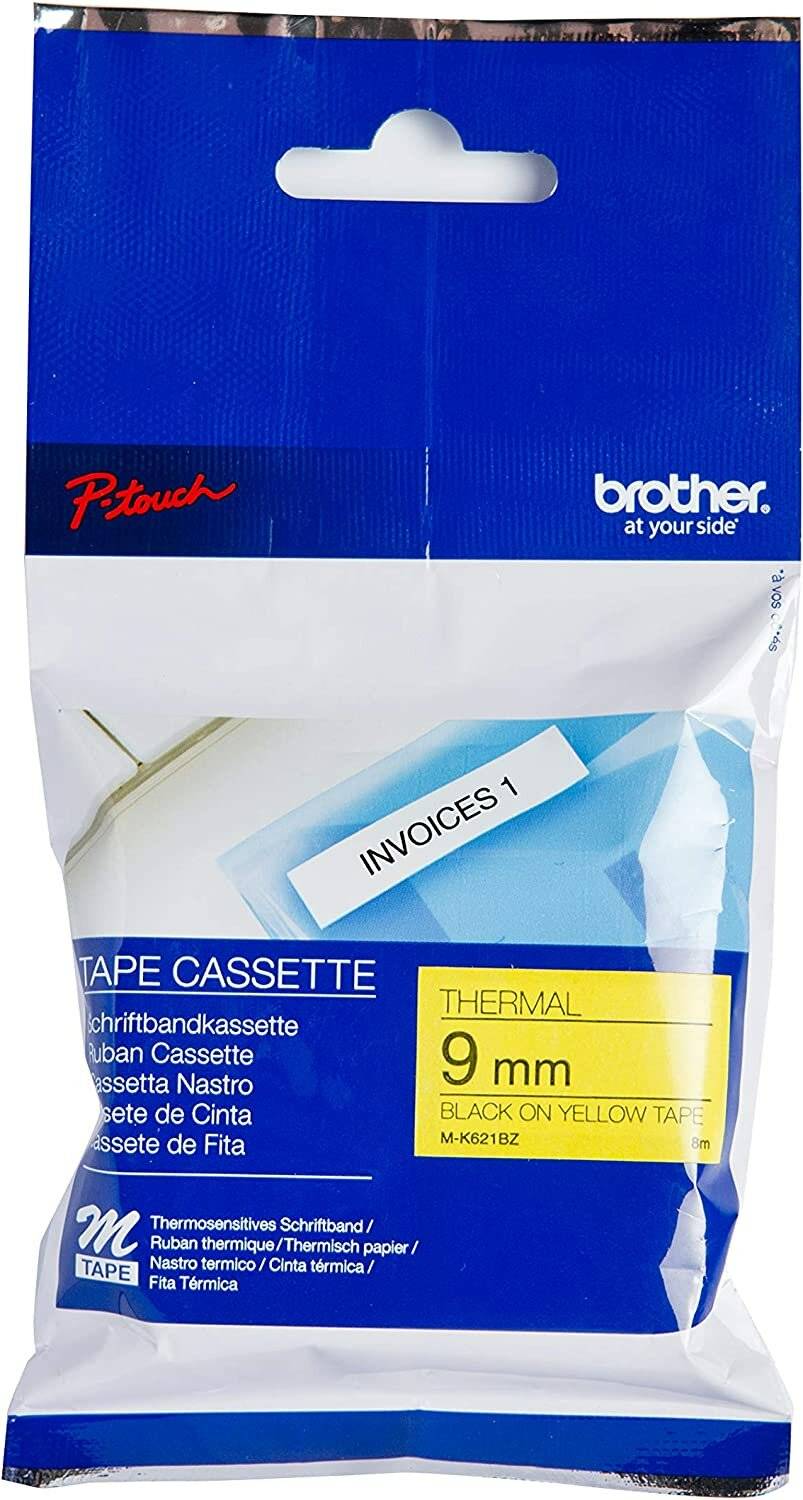 Brother P-touch MK621BZ yellow/black 4m (9 mm)