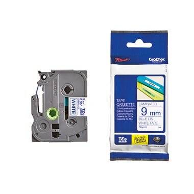 Brother P-touch TZE223 white/blue (8m x 9mm)