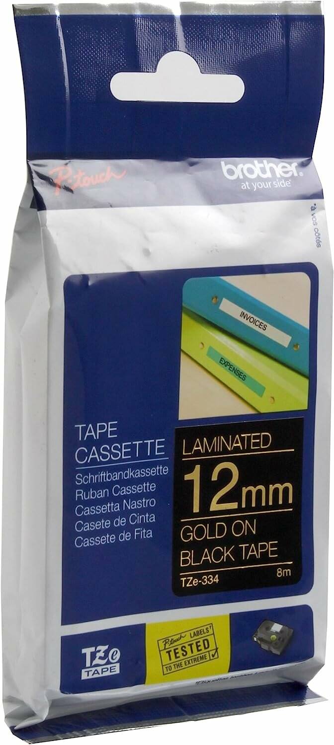Brother P-touch Schriftband TZe-334 12mm x 8m