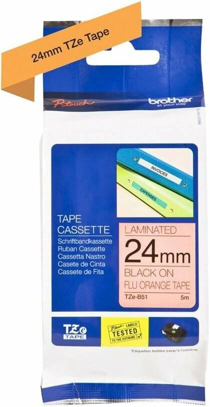 Brother P-touch Schriftband TZe-B51 24mm x 5m