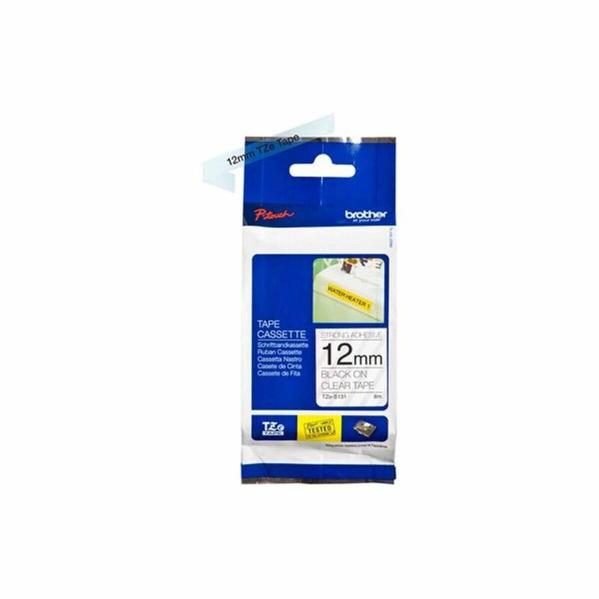 Brother P-touch TZE-S131 clearless/black (8m x 12mm)